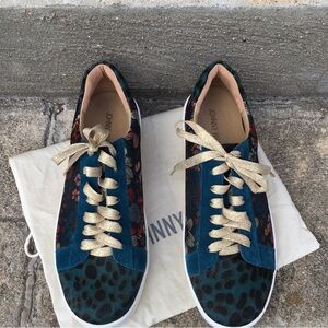 Johnny Was floral jacquard sneaker
